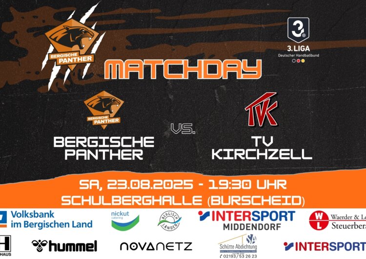 Saisonstart in Liga 3: Panther treffen zum Auftakt auf den TV Kirchzell!