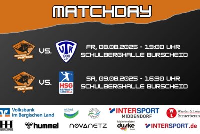 Matchday: Zwei spannende Testspiele wartet auf die 1. Herren
